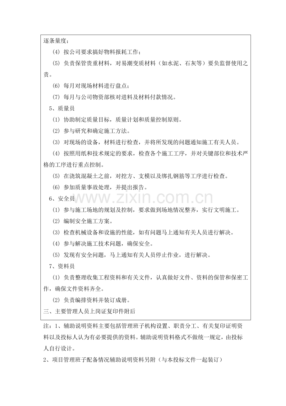 表11--项目管理班子配备情况辅助说明资料.doc_第3页