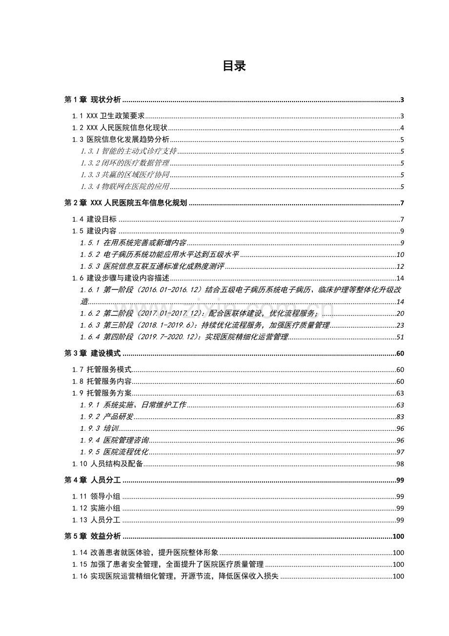 某某医院信息化建设十三五规划.doc_第2页