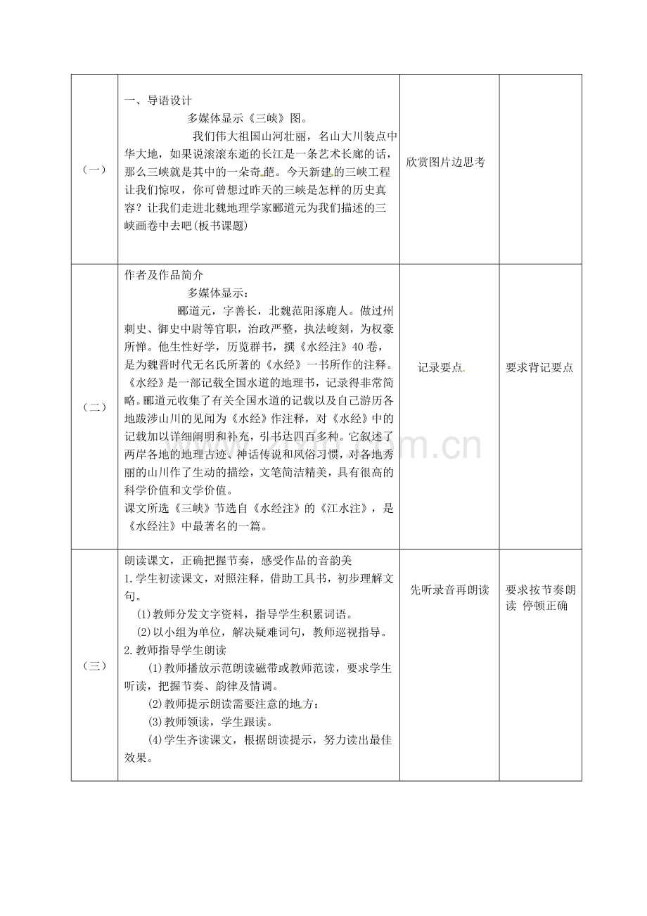 语文版初中语文七上《三峡》.doc_第2页