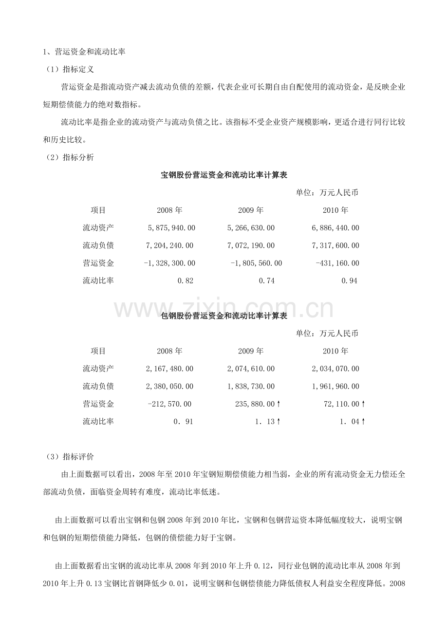 宝钢案例偿债能力分析.doc_第2页