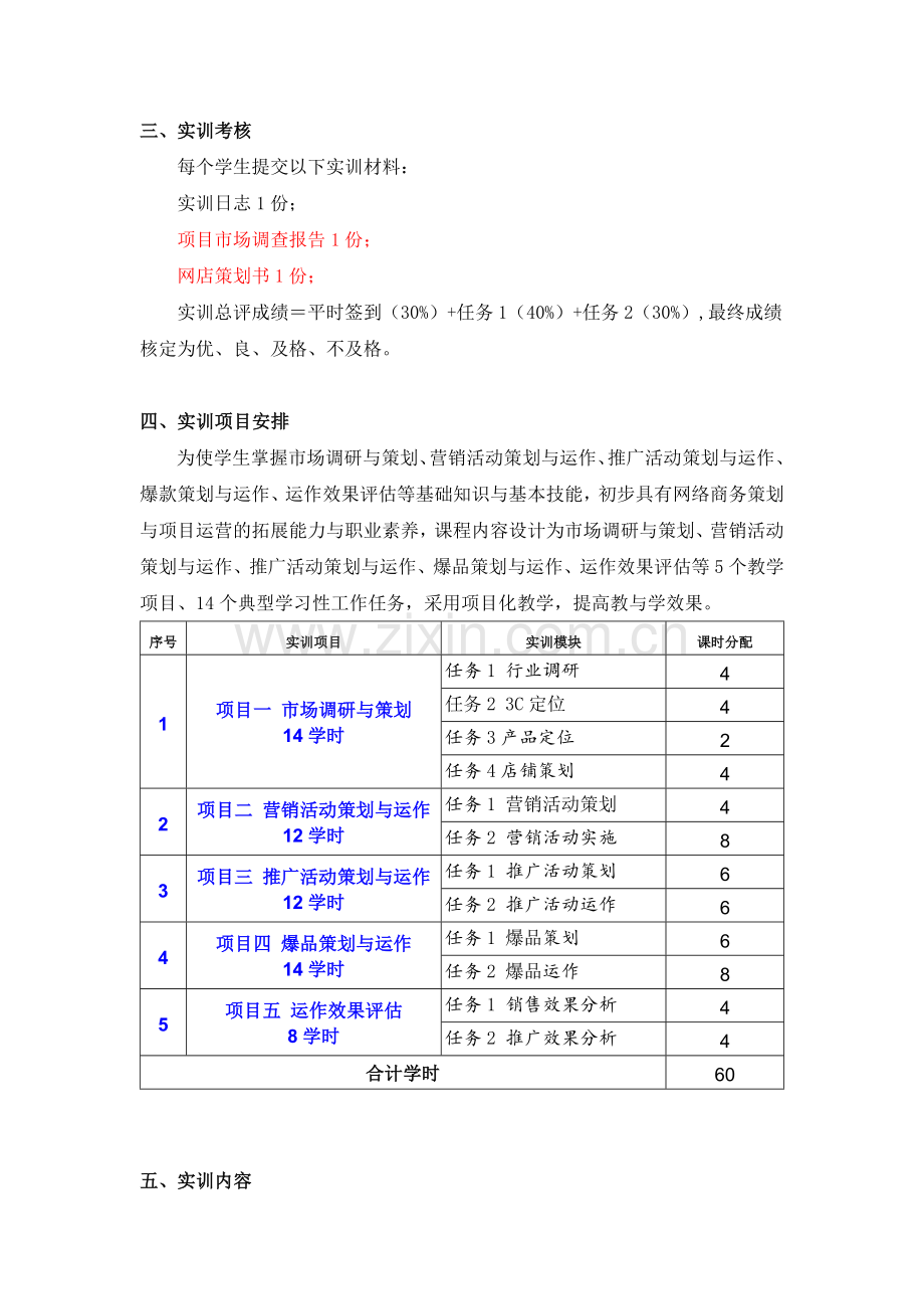 《电子商务策划与运作》实训指导书.doc_第2页