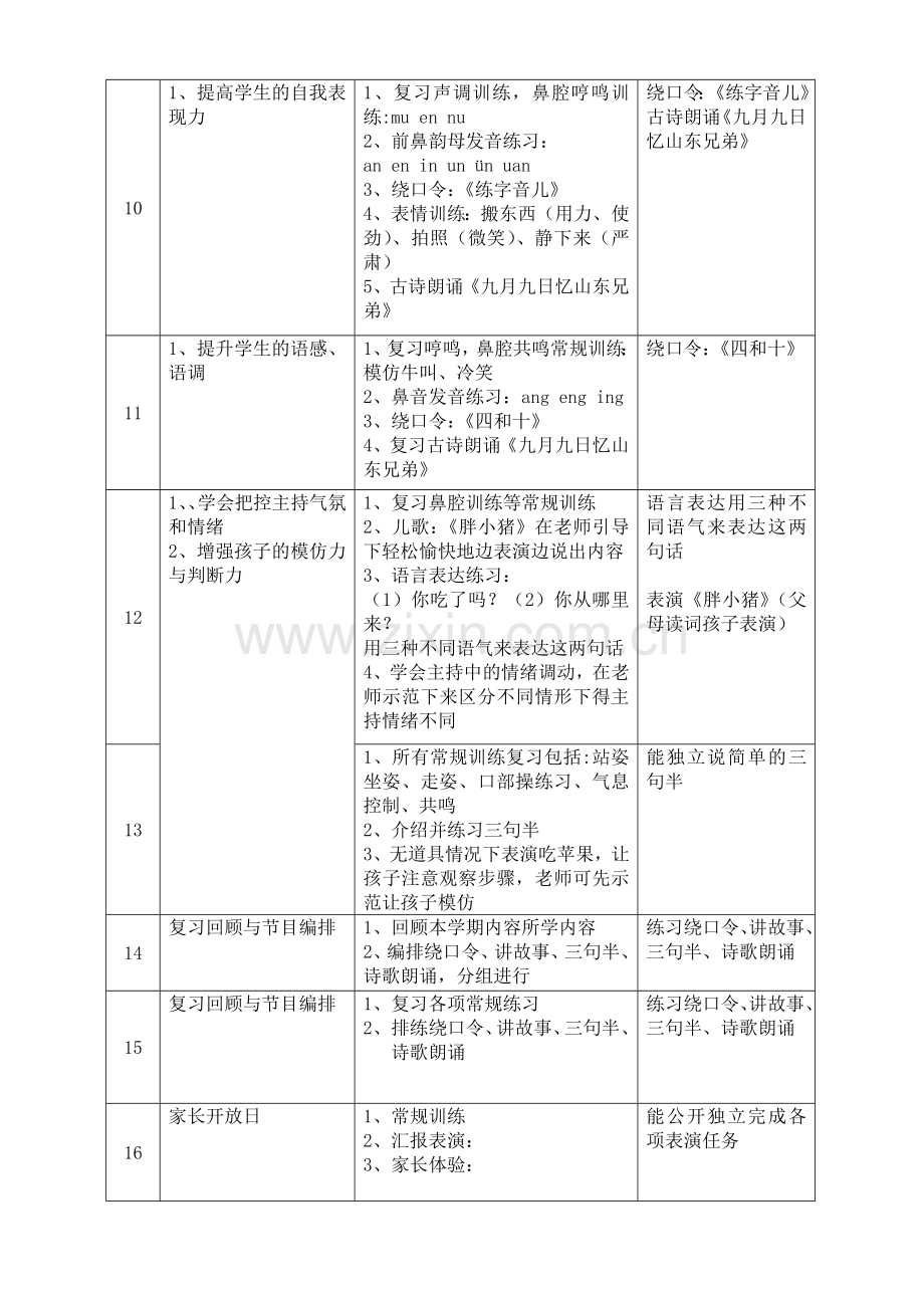 小主持人班教学计划.doc_第3页