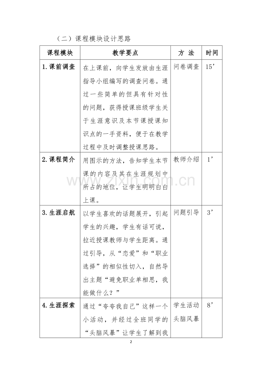 高中生涯规划课程教学设计及流程-能力探索.docx_第2页