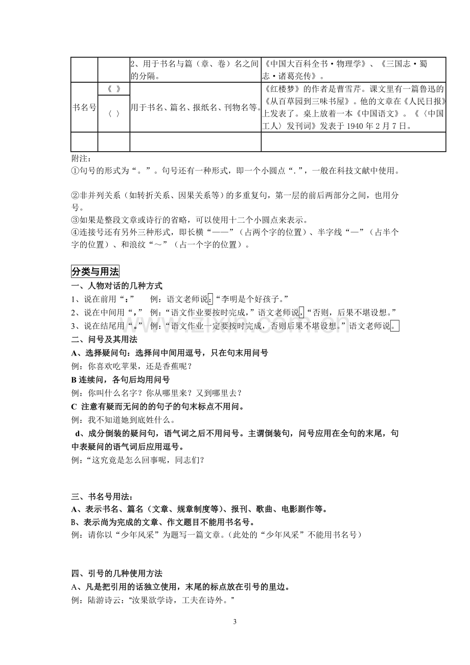 语文标点符号的用法表.doc_第3页