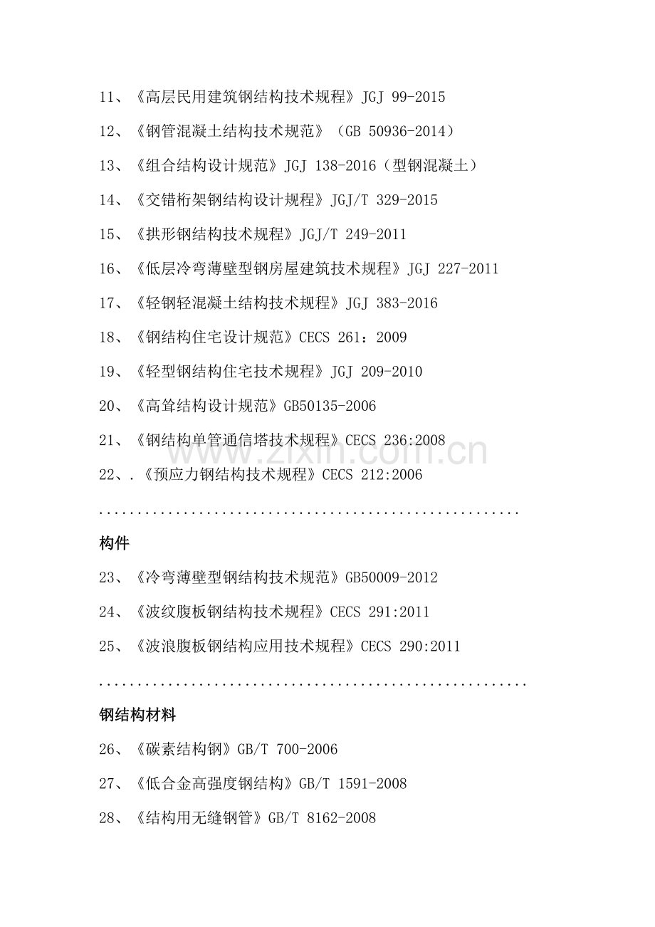 钢结构常用规范及规程.doc_第2页