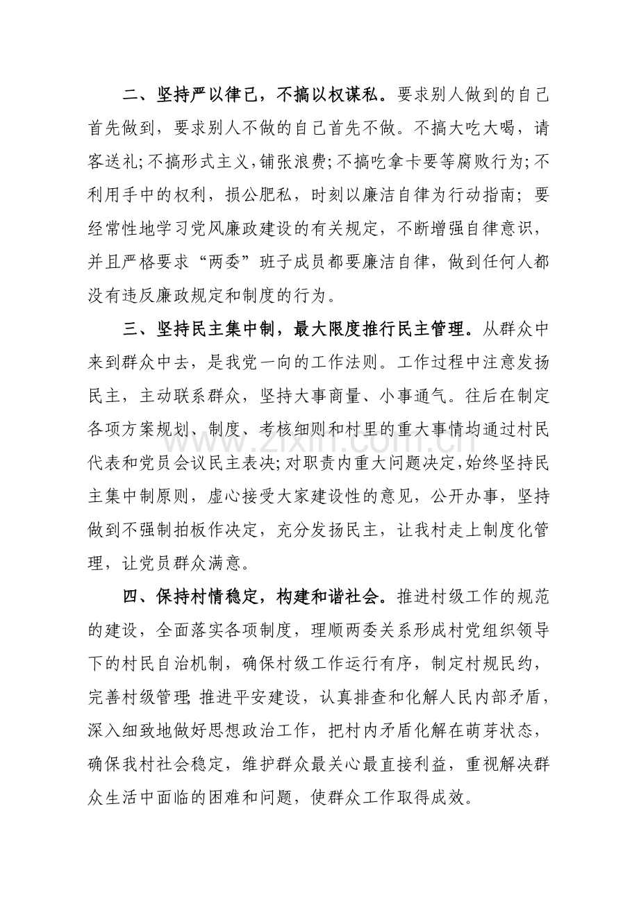 新当选村支部书记代表发言.doc_第2页