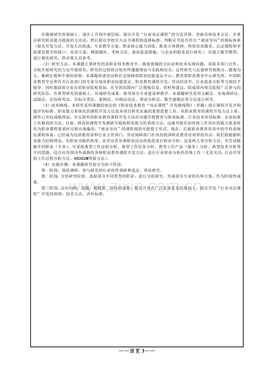 全国教育科学规划课题立项申请书范文.doc_第3页