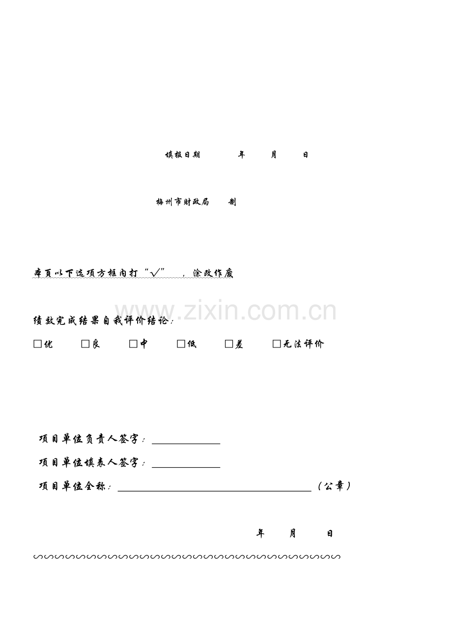 财政支出项目绩效评价(专用).doc_第2页