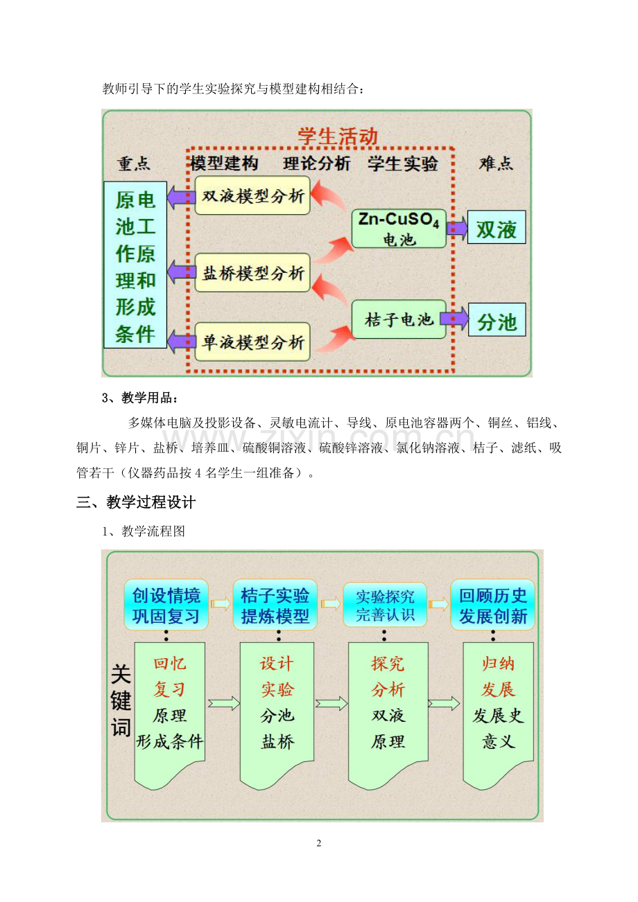 人教选修4《原电池》教学设计.doc_第3页