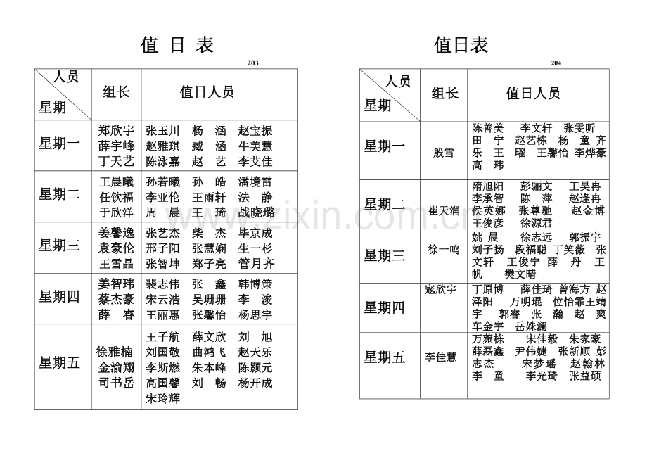 值日生表模板.doc_第2页