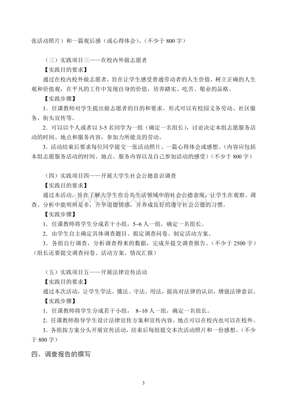 思想道德修养与法律基础课程实践手册.doc_第3页