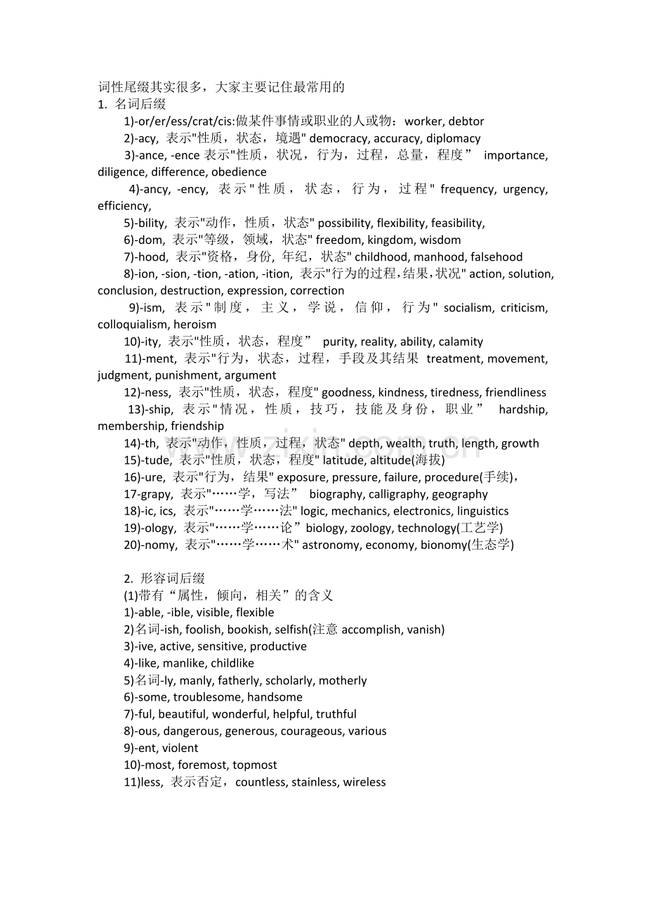 英语单词各种词缀一览表.doc_第2页