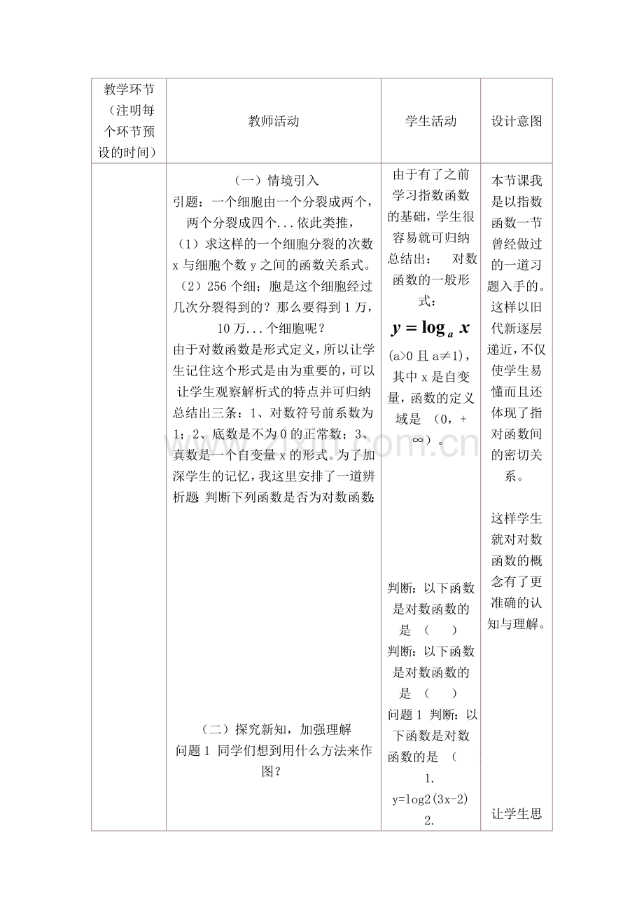 对数函数教学设计与反思.doc_第2页