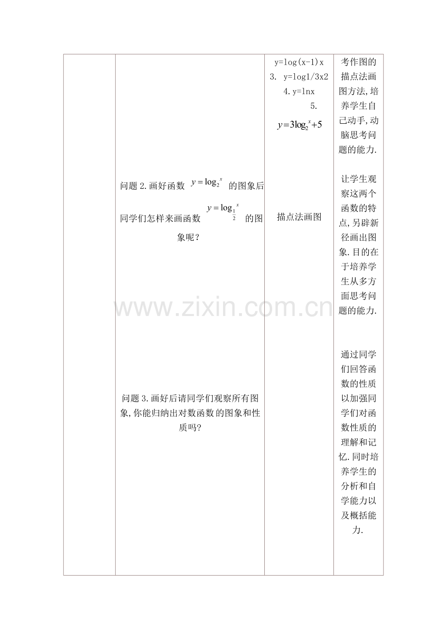 对数函数教学设计与反思.doc_第3页