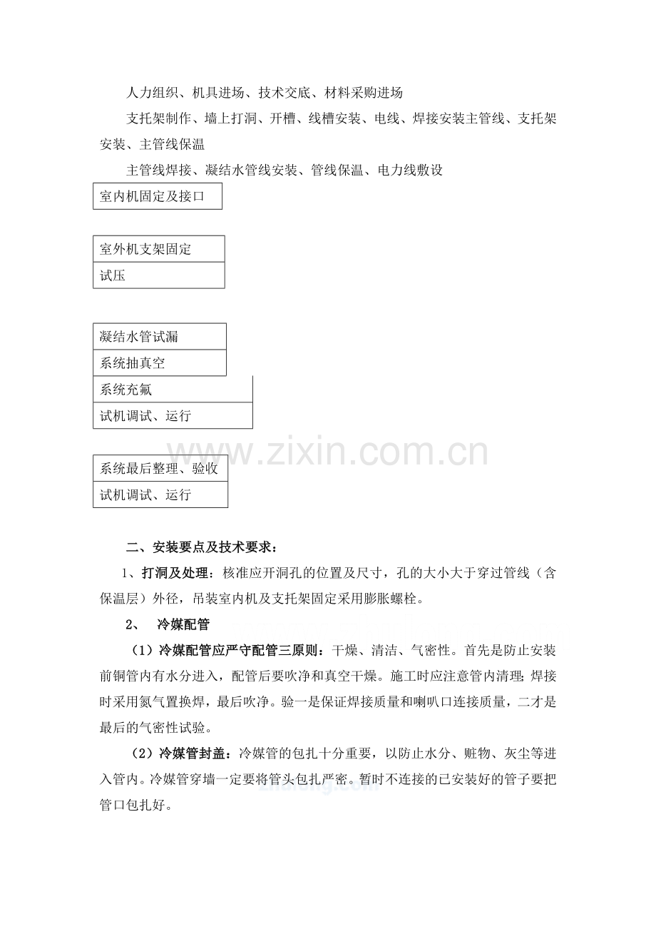 分体空调施工组织设计.doc_第2页