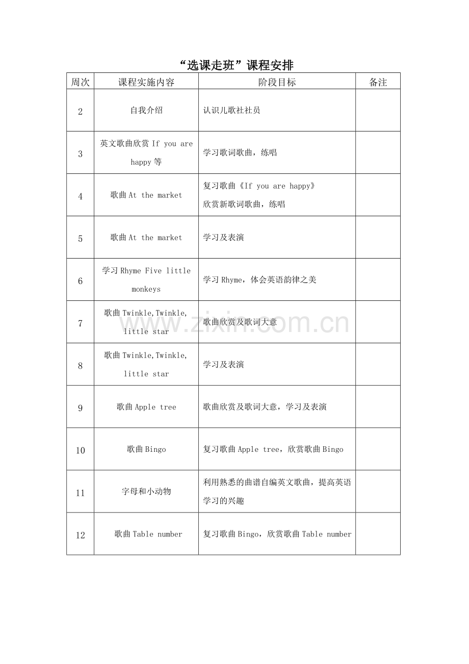 小学英语儿歌社团计划与备课.doc_第3页