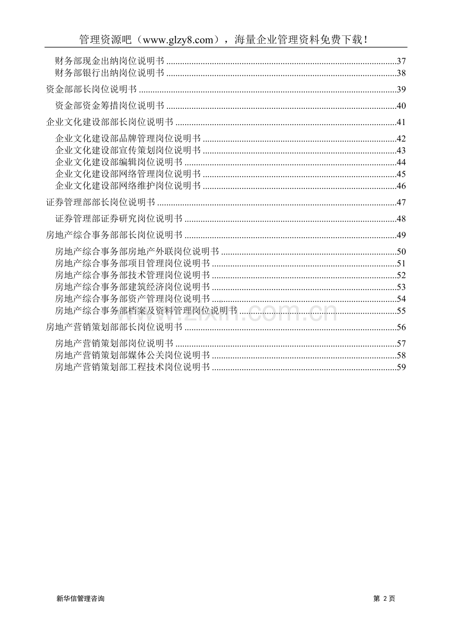 公司全套岗位说明书(实例)范本.doc_第3页