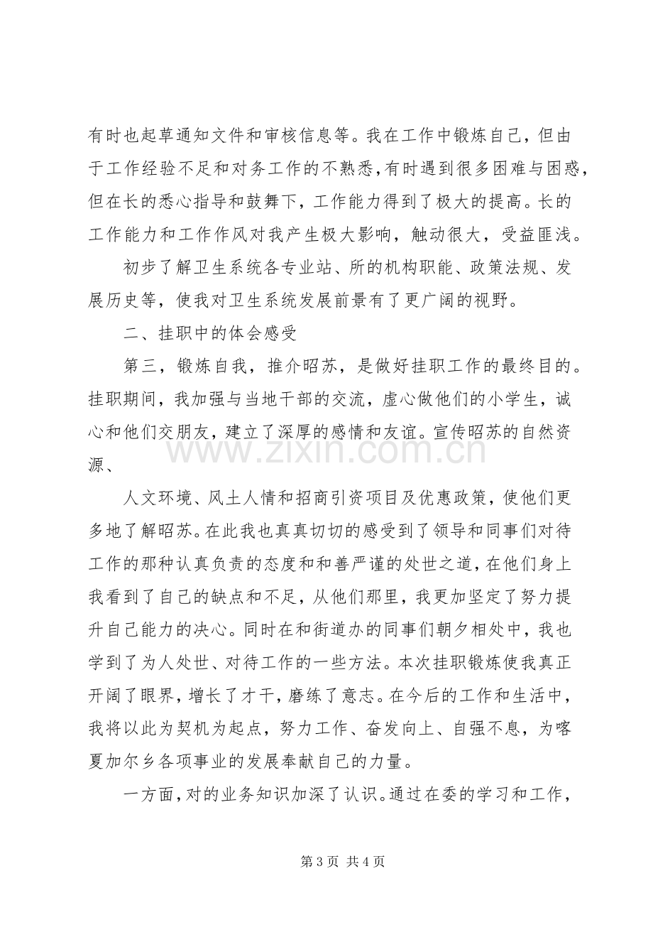 街道社区挂职学习体会心得[小编整理].docx_第3页