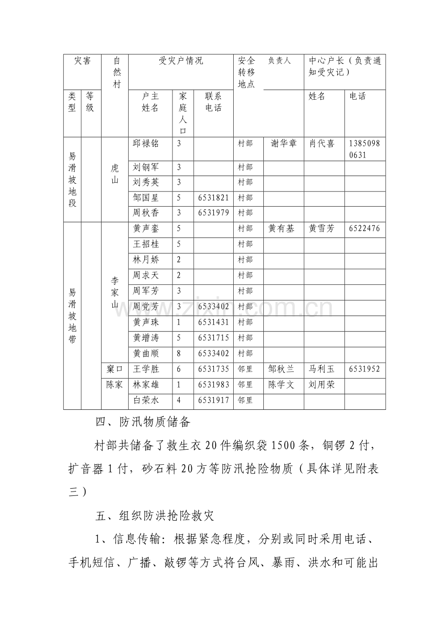 水北镇故县村防洪抢险救灾应急预案.doc_第3页