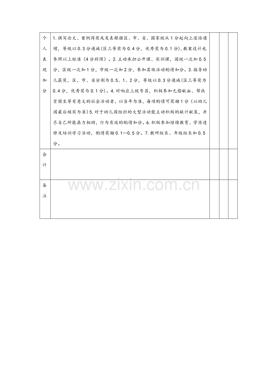 幼儿园教师年度考核表1.doc_第3页