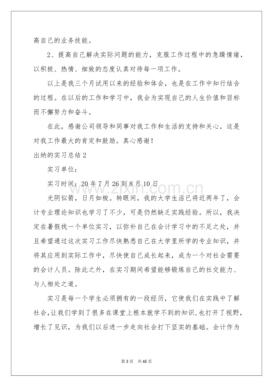 出纳的实习参考总结.docx_第3页