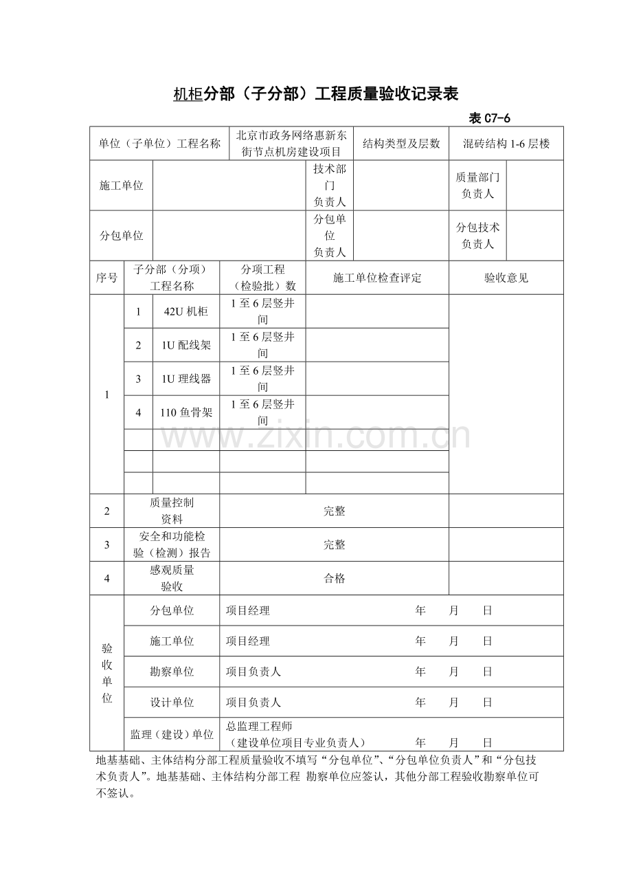 分部(子分部工程质量验收记录表).doc_第3页