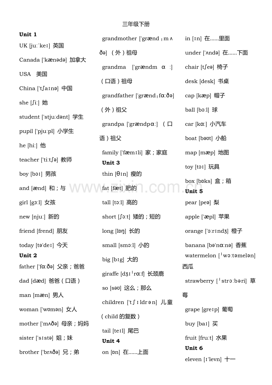 新人教版PEP英语单词表(三年级至六年级全8册).docx_第2页