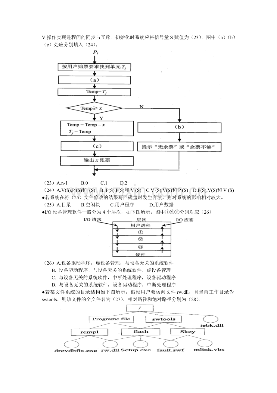 中级软件设计师2018上半年上午试题及答案解析.docx_第3页