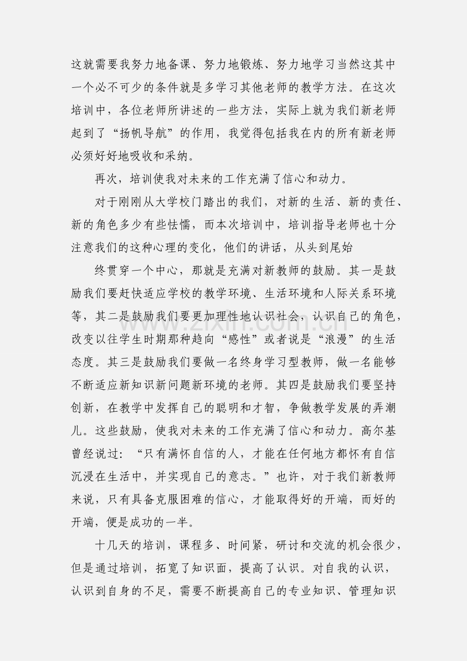 新进教师岗前培训心得体会.docx_第3页