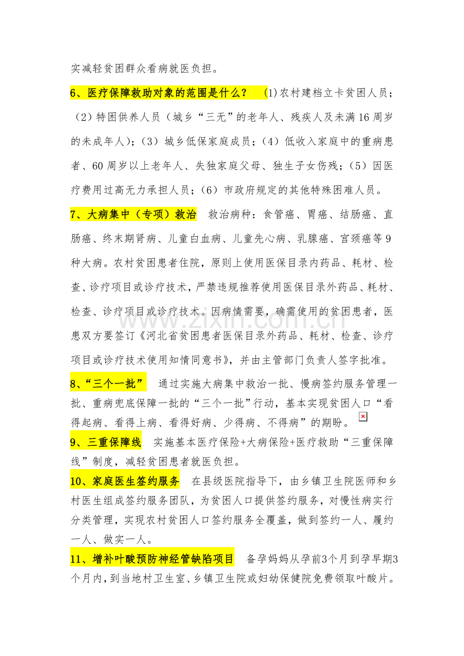 健康扶贫政策宣传明白卡.doc_第2页