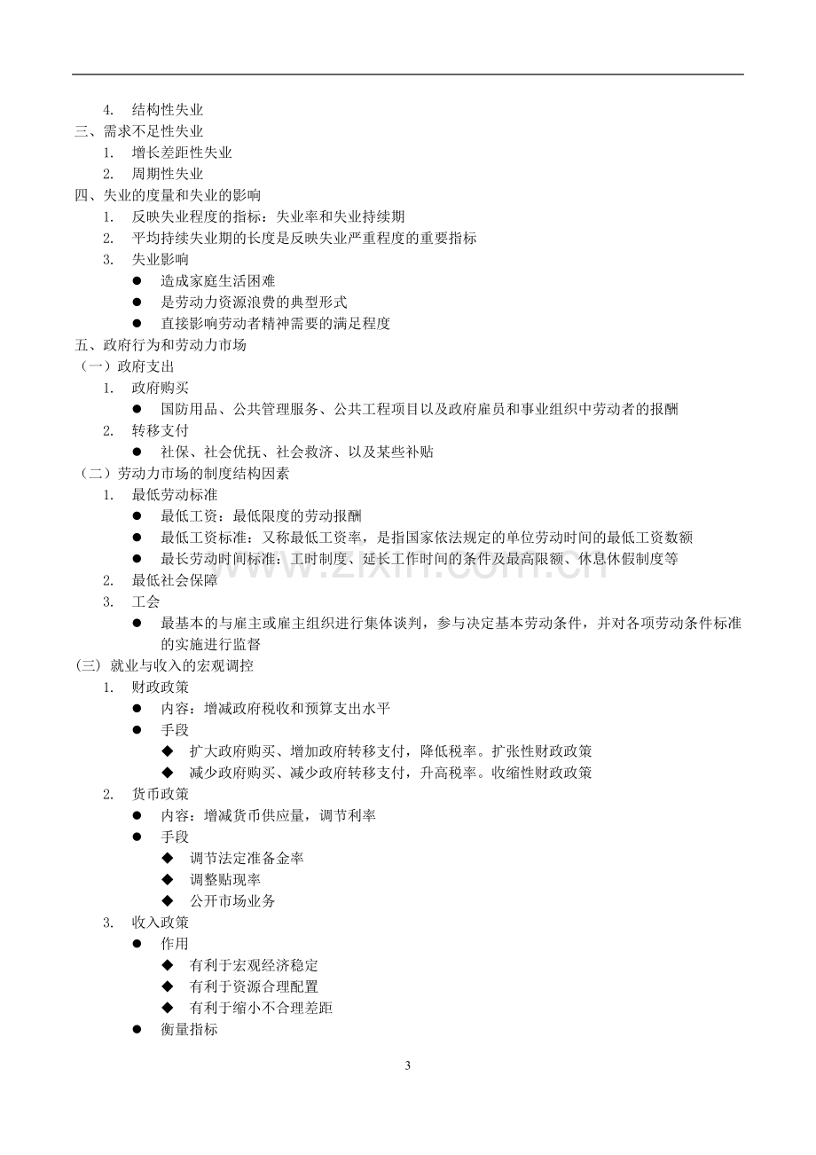 人力资源管理师二级《基础知识》考试要点归纳.doc_第3页