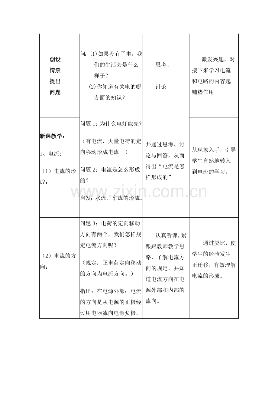 电流和电路教学设计.doc_第2页