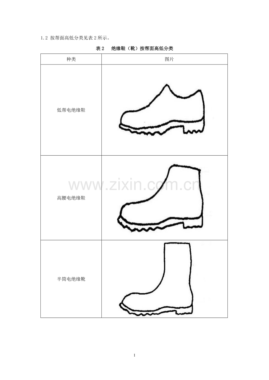 电绝缘鞋技术规范说明.doc_第2页