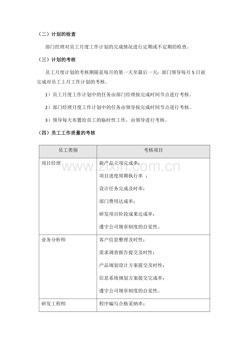 绩效考核实施方案(技术部).docx_第3页