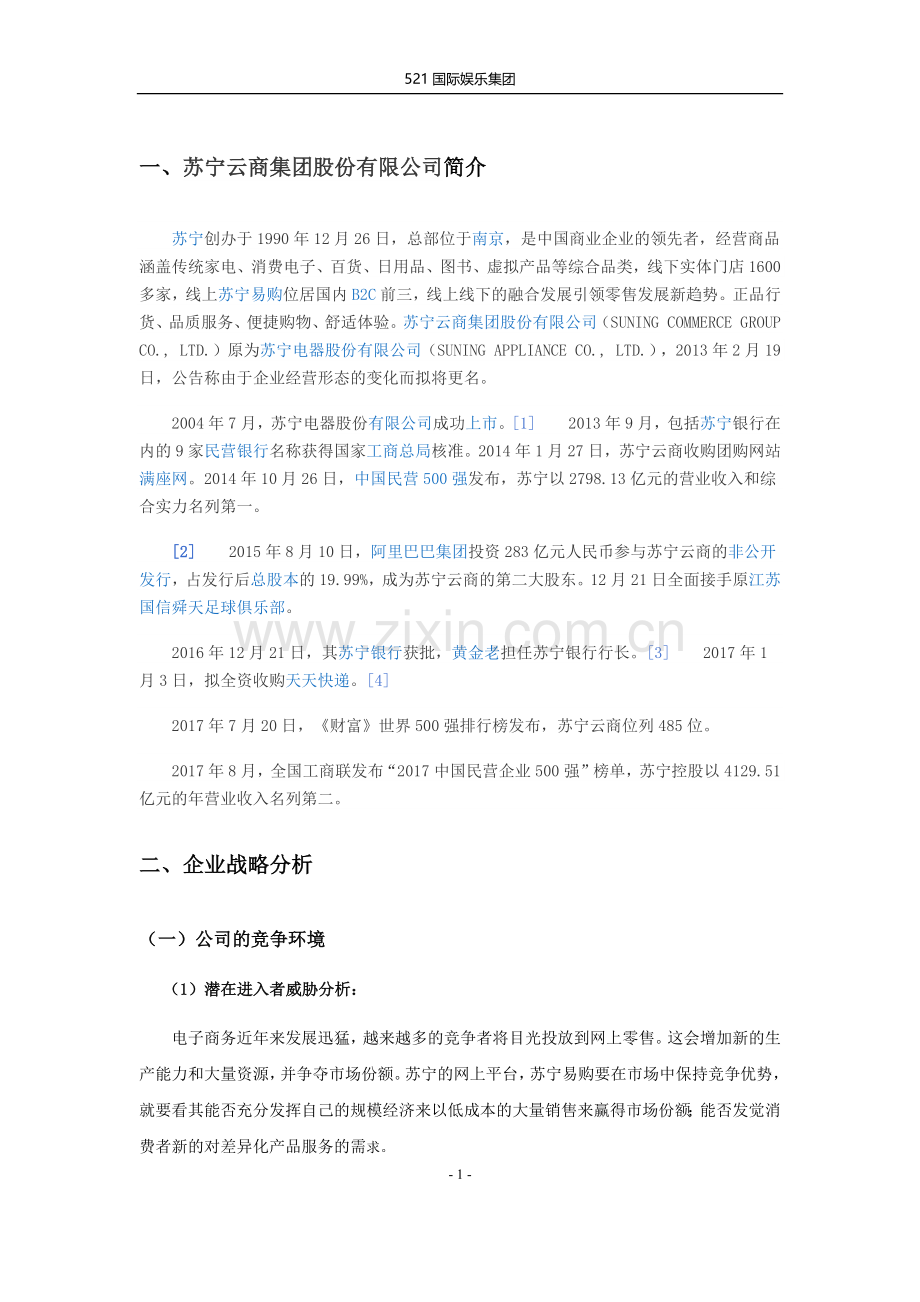 苏宁财务报表分析.docx_第1页