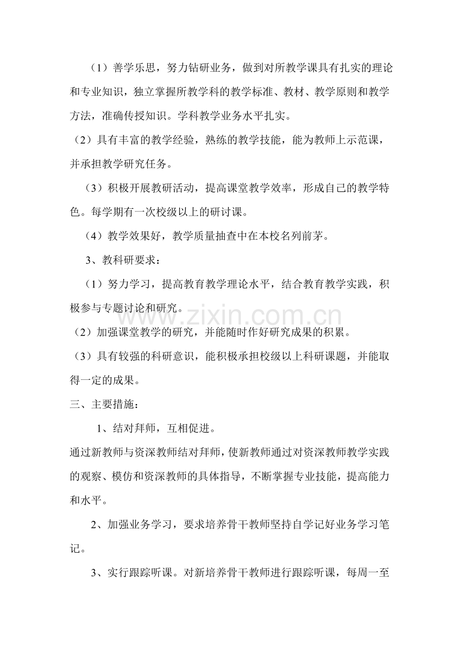 名师骨干教师培养计划.doc_第2页