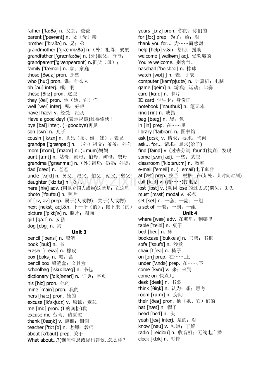 2017人教版初中英语单词总表(按年级单元).doc_第2页