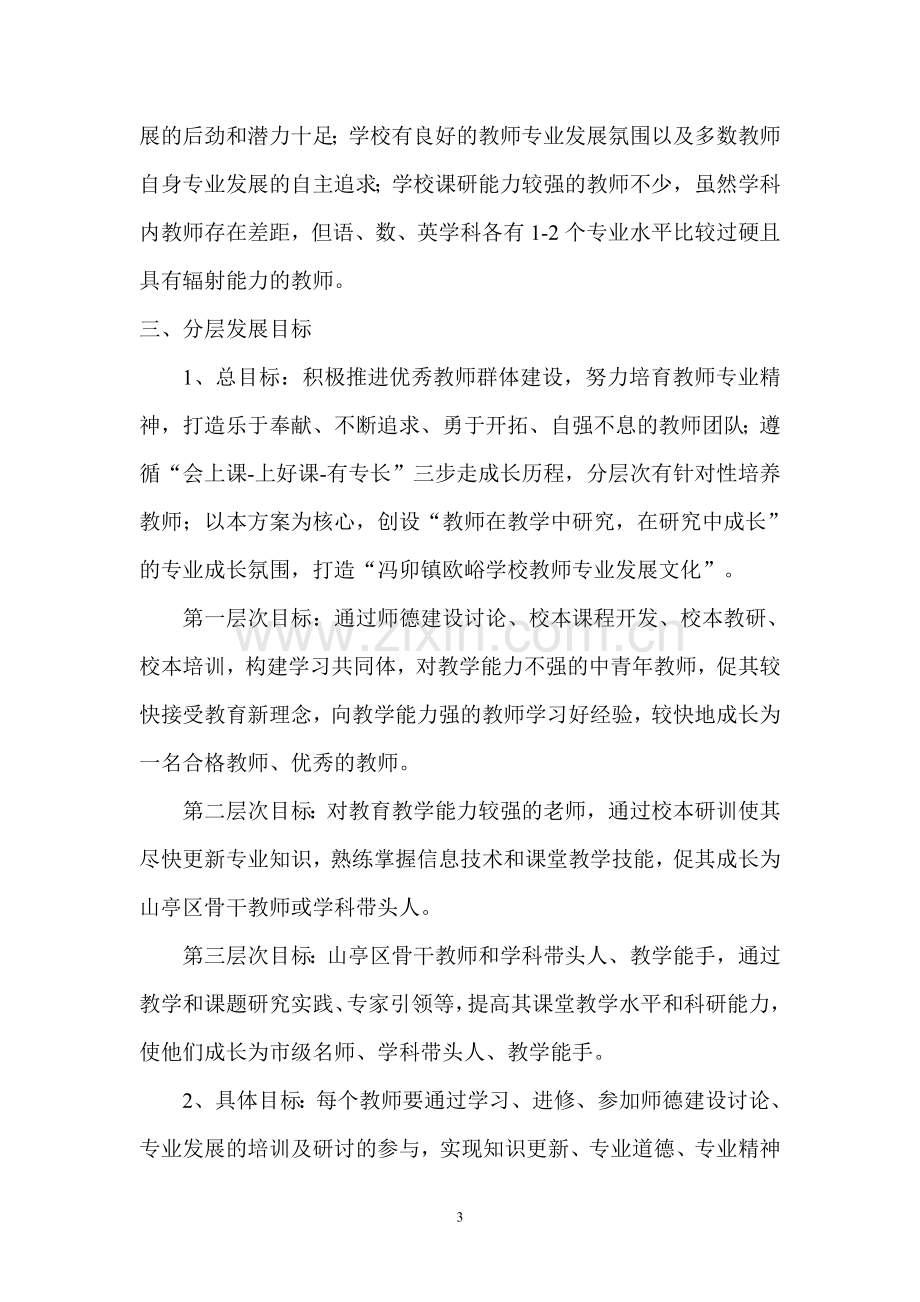 教师专业发展规划实施方案.doc_第3页