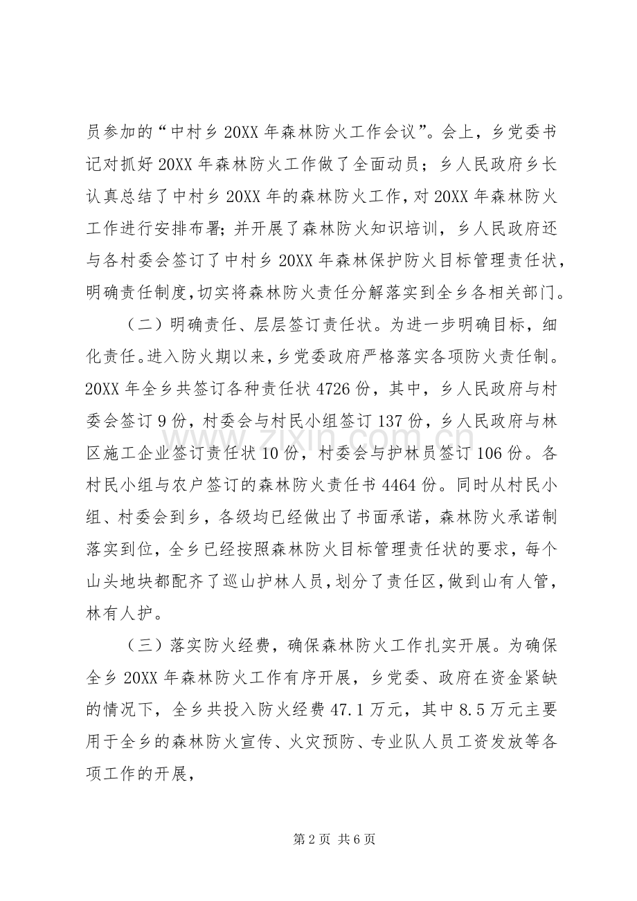 中村乡202X年森林防火工作总结.docx_第2页