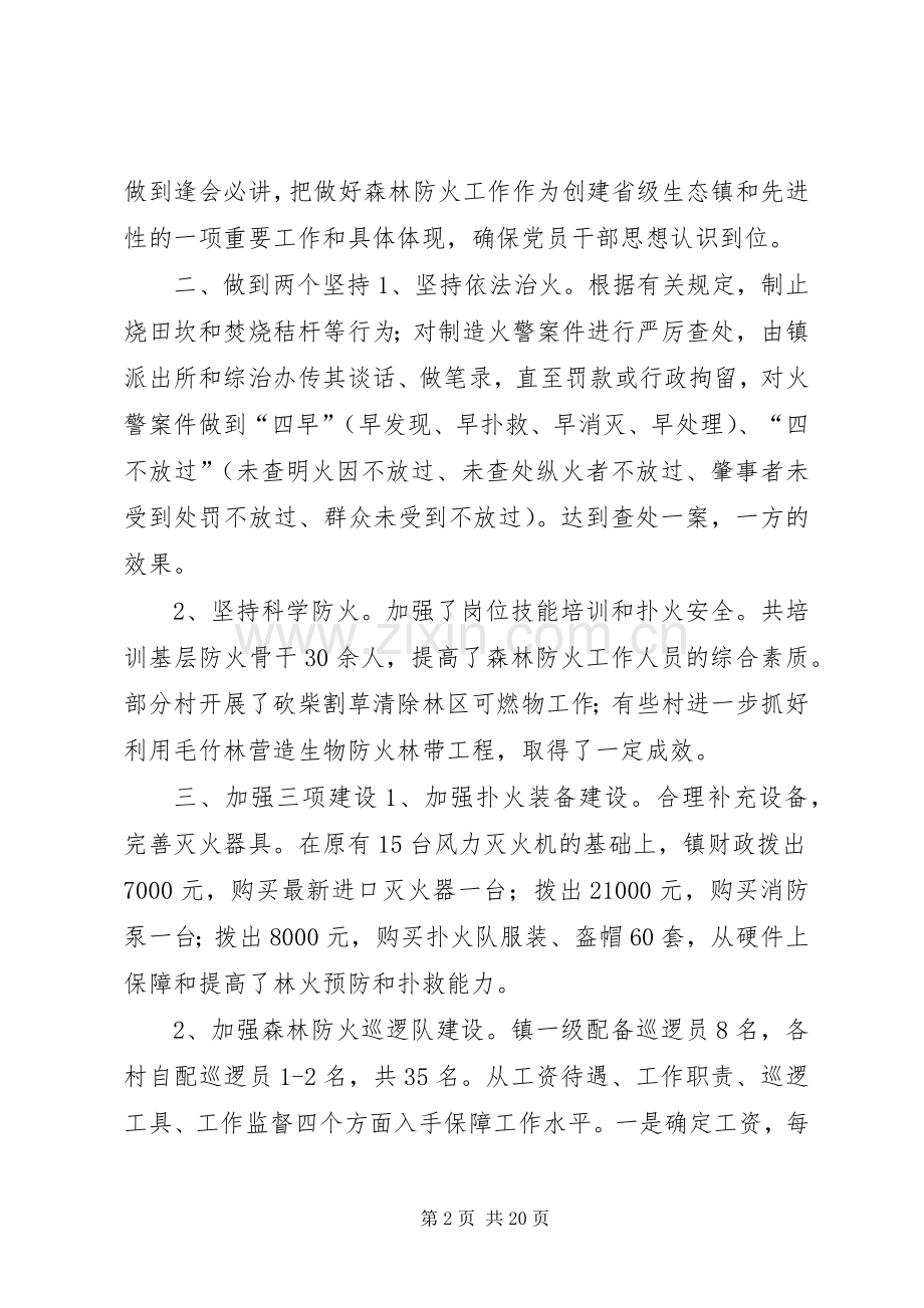 20XX年森林防火工作总结集锦.docx_第2页