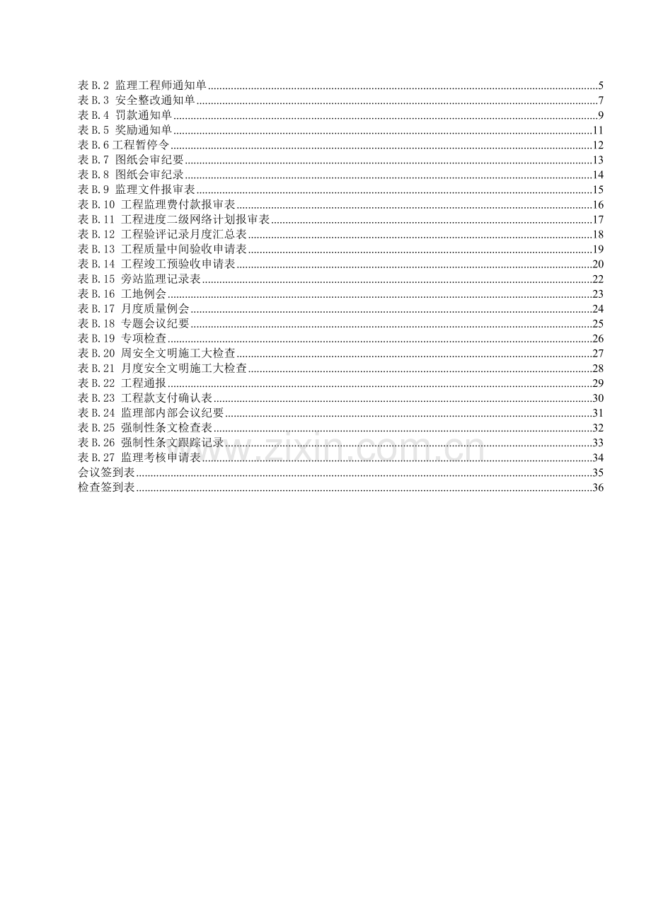 工程常用表格(监理单位用表.B类表)(36页).doc_第3页