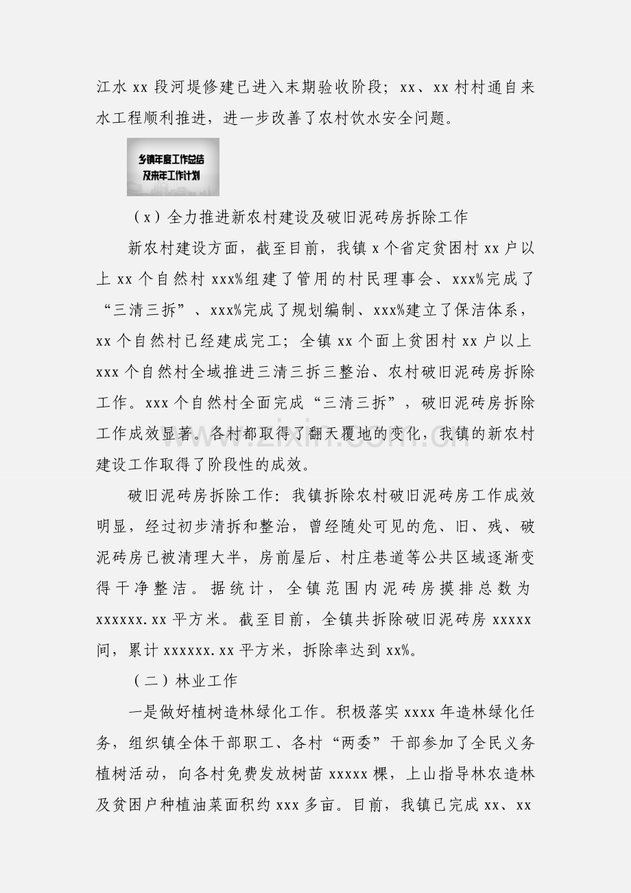 乡镇年度工作总结及来年工作计划.docx_第2页