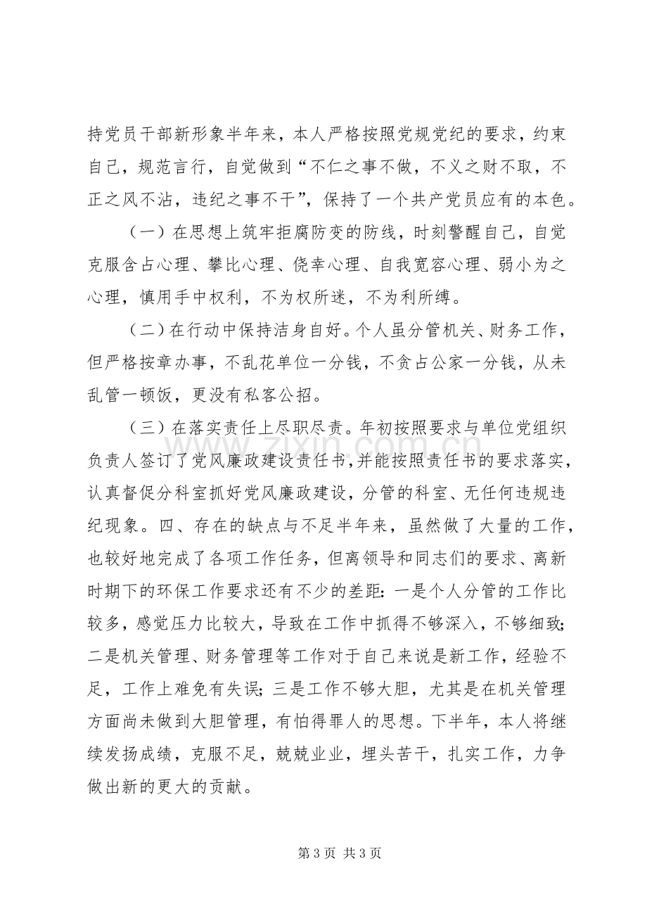 202X年环保局副局长个人工作总结.docx_第3页