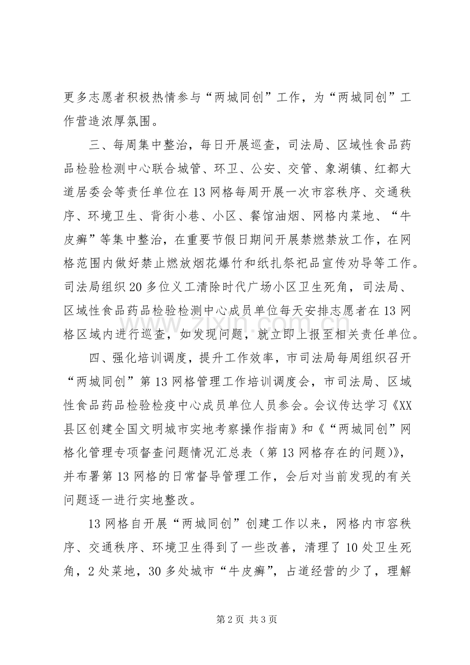 两城同创网格管理工作总结 .docx_第2页