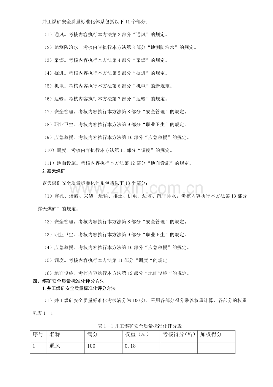 宁夏回族自治区煤矿安全质量标准化基本要求及评分方法.docx_第3页