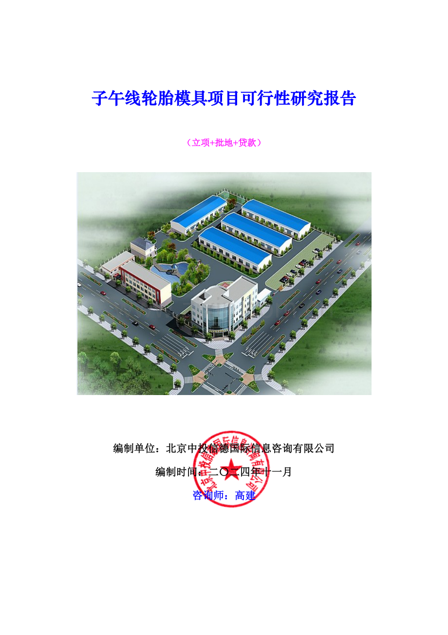 子午线轮胎模具项目可行性研究报告.docx_第1页