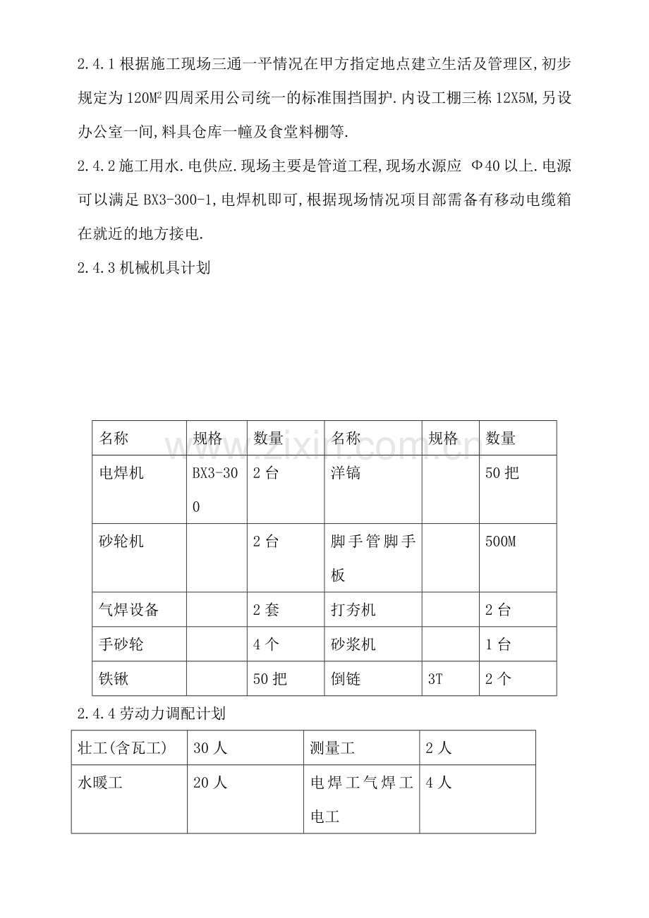 市政热力外线工程施工组织设计概况.docx_第3页