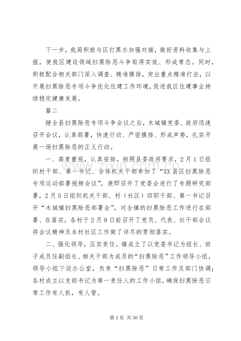 扫黑除恶专项行动工作总结13篇 .docx_第3页