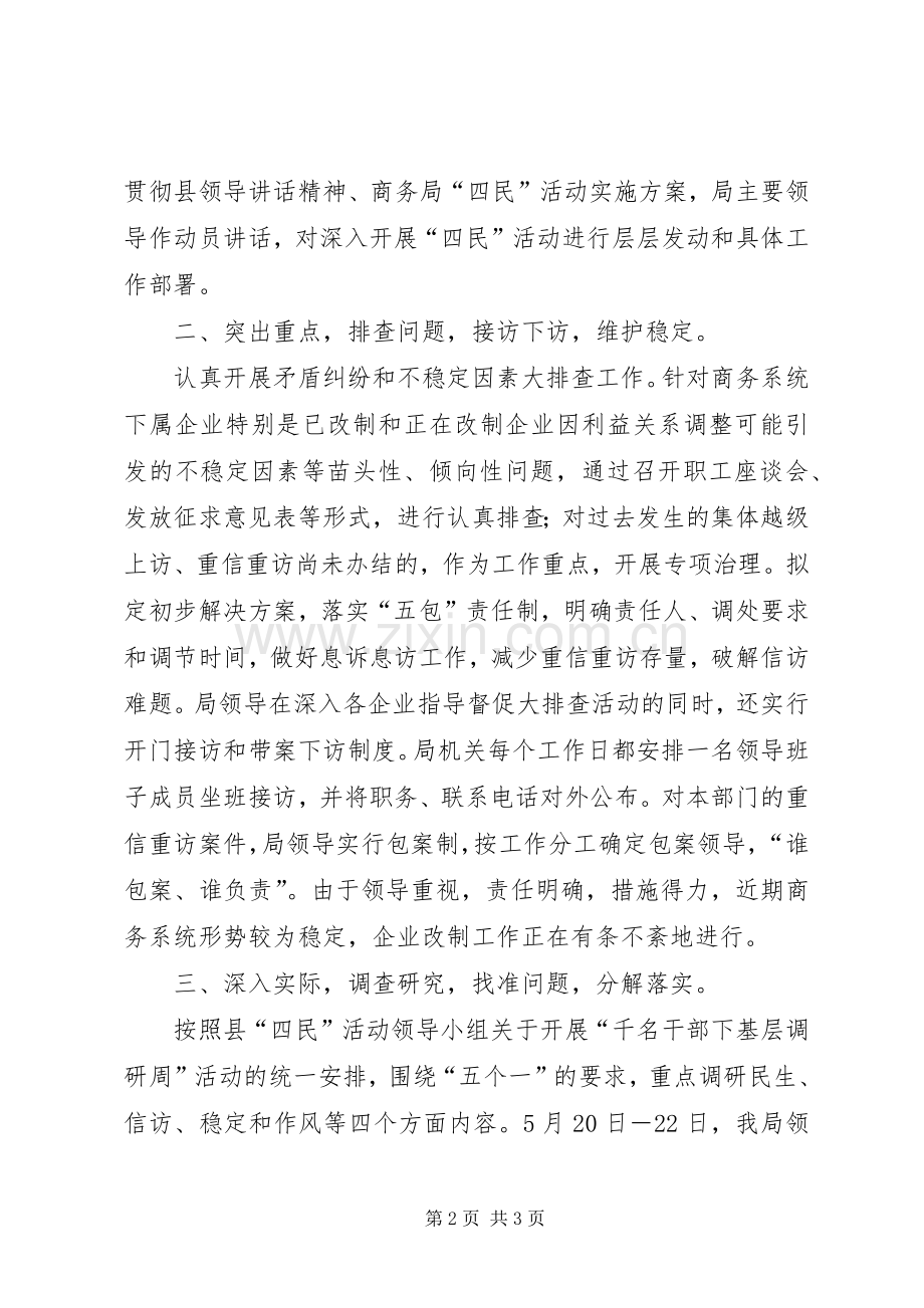 商务局活动工作总结 .docx_第2页