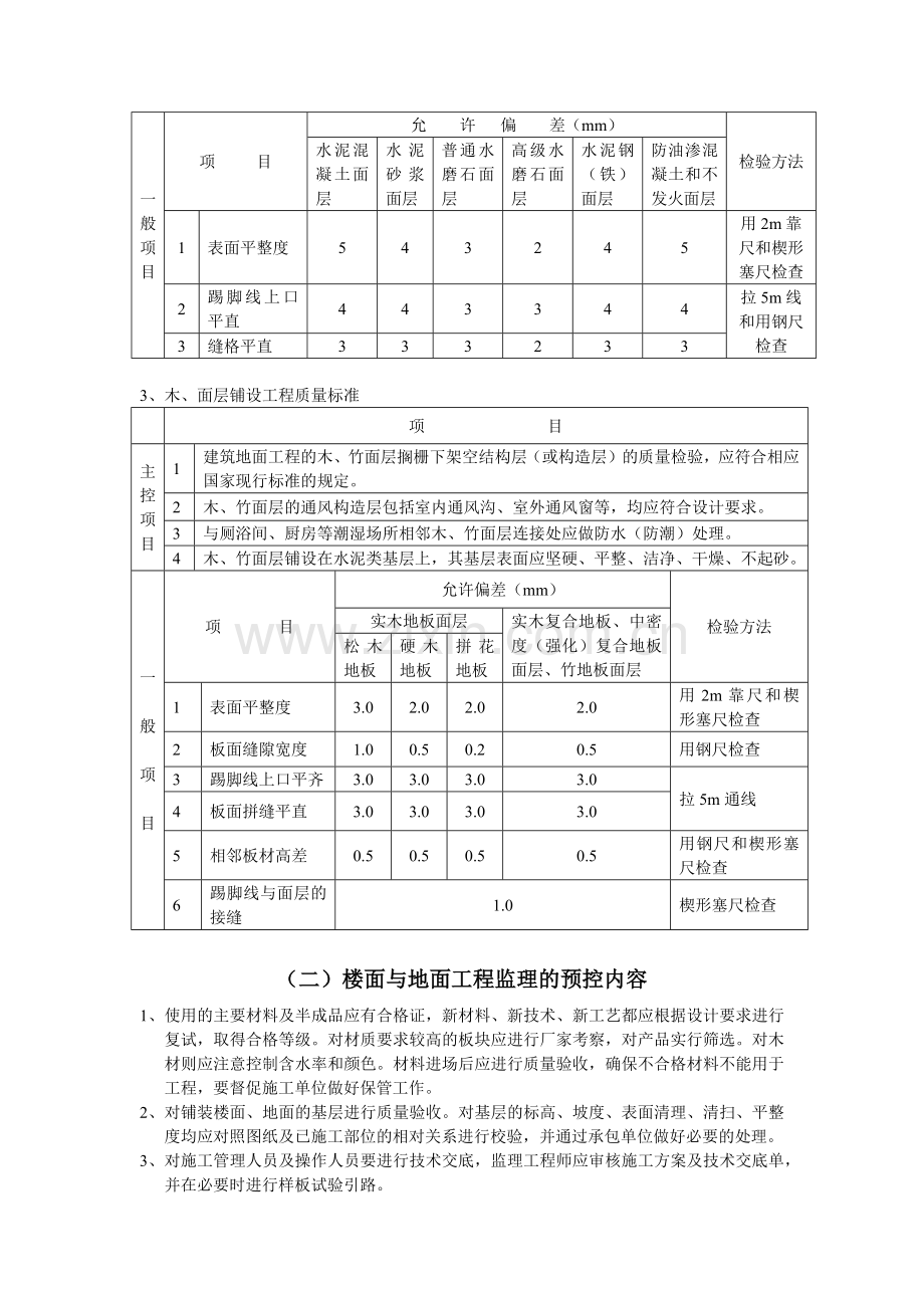 地面与楼面工程施工质量监理细则.docx_第3页